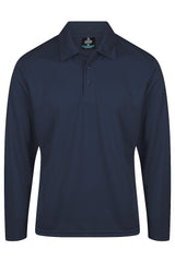 BOTANY MENS LONGSLEEVE POLOS - 1316