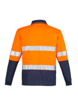 Mens Rugged Cooling Hi Vis Segmented Tape Long Sleeve Shirt